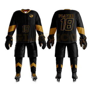 Uniforme de Hockey sobre Hielo de Material Duradero Más Vendido, Ecológico, Personalizable, de Secado Rápido, Transpirable, Unisex para Adultos - Product Image 3