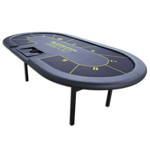Table de poker pliante personnalisable de luxe moderne motif rond Casino-Selling Table en bois de la meilleure qualité - Product Image 2