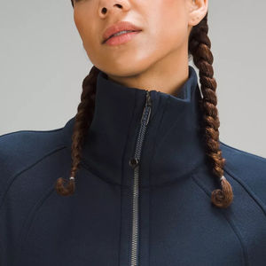 Dernier design de sweat à capuche pour femme, demi-zip, tendance, en tricot polaire, pull à demi-zip, sweat à quart de zip, poches, broderie - Product Image 4