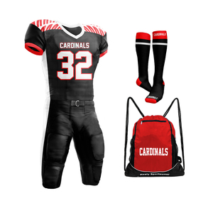 Conjunto de Camiseta de Fútbol Americano Personalizable con Estampado, Manga Corta, Transpirable, de Spandex/Poliéster, Tallas Grandes para Hombre - Product Image 6