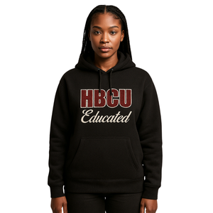 Sudadera con Capucha de Felpa con Bordado Chenille de la Hermandad Griega Delta Divine Nine, Estilo Universitario, para Estudiantes Negros de HBCU - Product Image 1