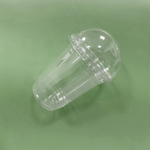 QUANG QUAN gros gobelets en plastique PP transparents avec couvercles gobelets en plastique jetables pour Smoothie café limonade bulle thé au lait - Product Image 1