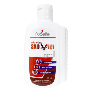 Aceite Esencial Compuesto Herbal SAO VIET, Aceite Caliente de 60 ml, Alivio Rápido para Dolores Musculares, para Todo Tipo de Piel, Vietnam - Product Image 1