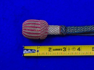 Nudo de espada de lingotes de oro de Oficer Aprobado por Oficers Nudos de espada dorados y azules para accesorios de espada y cinturón ronpex - Product Image 3