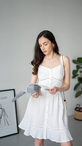 Maxivestidos y minivestidos de boda de lino de la mejor calidad para mujer Monos y monos largos Midi - Product Image 3