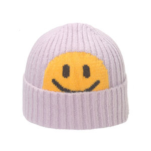 Vente en gros de chapeaux d'hiver tricotés, bonnet d'hiver plié, tête de mort, bonnet jacquard chaud en tricot, 2026 - Product Image 6