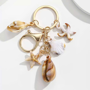 Handmade Natural Vietnam Seashell Keychain For Souvenir <b>Gift</b> And Promotion Item - Product Image 4