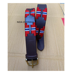 Bride en cuir équestre de haute qualité argentine faite à la main durable en relief Logo Polo Horse Halter/Gaucho Style polyvalent - Product Image 6