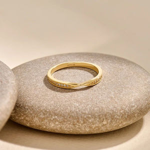 Diamant Moissanite 10K 14K 18K Bague de mariage en or massif Style de luxe Bague de fiançailles pour femmes et hommes Bague de mariage en gros - Product Image 1