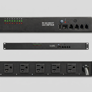 Neutral Switched PDU 115V 30A NEMA 5-15/20R ป้องกันเบรกเกอร์จอภาพพลังงาน - Product Image 1