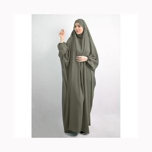 Populaire Ouvert Abaya Jilbab Ensemble OEM 2 Pièces Nouveau Personnalisable Respirant Premium jilbab femme Abaya Musulmans Ceinture taille 2 Pièces - Product Image 4