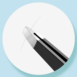 Pinza Profesional para Cejas, Herramienta Cosmética para Eliminar Vello Facial, Pinza de Acero Inoxidable con Punta Plana para Depilar - Product Image 5