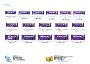Barra de Chocolate Cadbury Dairy Milk Chipsmore, Cadbury X Chipsmore Crossover, 37g X 24 X 12 - Product Image 2