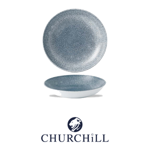 Assiette creuse Churchill Raku Blue Deep Coupe Studio Prints 18,2 cm – Fournitures de restaurant, vaisselle de traiteur, vente en gros - Product Image 4