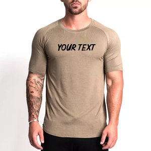 Conception OEM hommes 50% coton 50% polyester plaine vierge t-shirt en gros conception de logo personnalisé t-shirt - Product Image 6