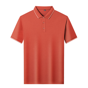 Polo personalizado de alta pureza para hombre, suave y cómodo tejido de punto, antiarrugas, tamaño específico para el nombre del logotipo del personal de la empresa - Product Image 3