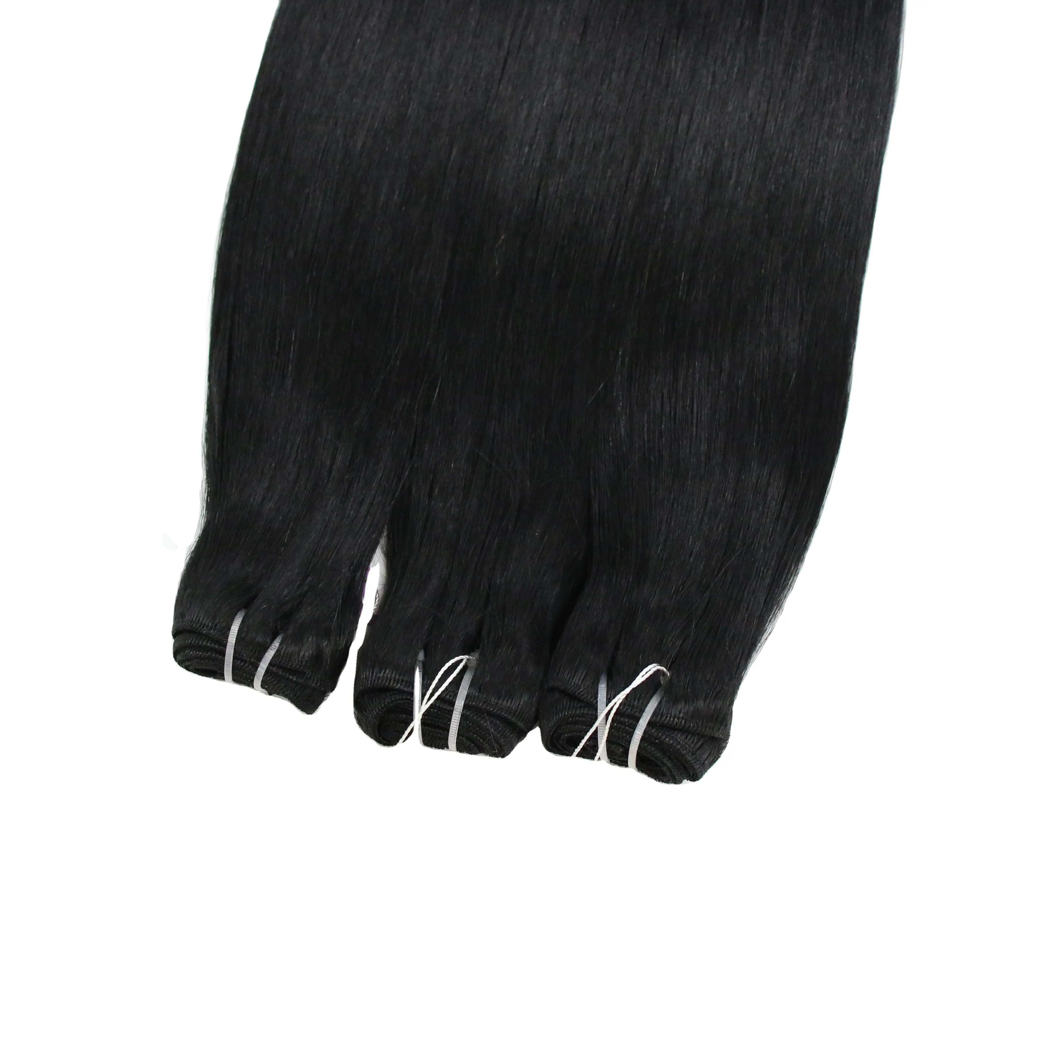 Double drawn cuticle aligned hair human hair weft in different colors and styles available in stock and ready to ship