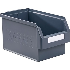 PE Grey GRID PLAN Storage Bin L350xW200xH200mm Tray Type - Product Image 1