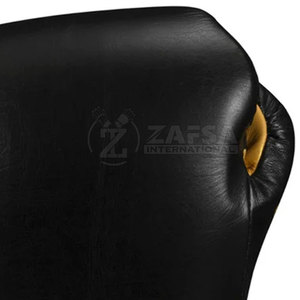 Gants de boxe professionnels de haute qualité au design personnalisé Gants en cuir à lacets - Product Image 6