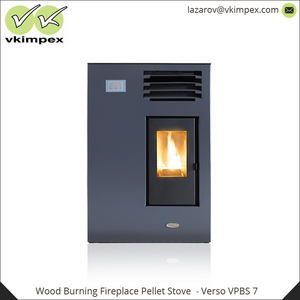 Cheminée autoportante à haute efficacité thermique de 71kg, poids de 674x280x1075mm, poêle à granulés avec gaine à Air - Product Image 5