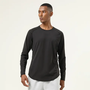 Camiseta de Manga Larga para Hombre, Estilo Informal, Diseñada para Comodidad Diaria, Tacto Suave, Look Moderno, Alta Calidad - Product Image 1