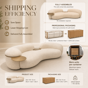 In Offerta Speciale <span class=keywords><strong>Divano</strong></span> Curvo a Fagiolo Nordico di Design Premium in Velluto di Agnello Moderno e Minimalista per Soggiorno - Product Image 6