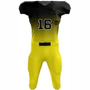 Meilleurs maillots et uniformes de football américain, ensemble 2 pièces, respirant, manches courtes, personnalisable - Product Image 2