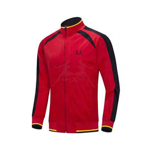 Survêtement de sport de couleur personnalisée avec matériau résistant à la sueur Survêtement de sport extensible avec poches zippées - Product Image 3