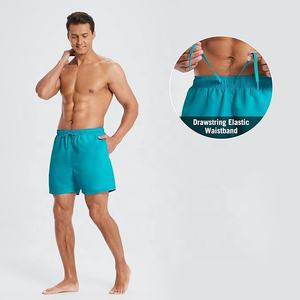 Shorts de bain en coton réactifs à l'eau pour hommes, taille haute, toutes tailles, fabrication sur mesure, shorts de bain avec poches - Product Image 4