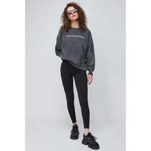 Sweat-shirt oversize à col rond à manches longues imprimé et délavé - Product Image 4