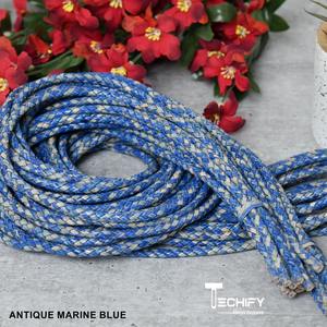 Cordons en cuir Bolo tressé antique avec bords naturels Résultats et composants de fabrication de bijoux personnalisables - Product Image 1