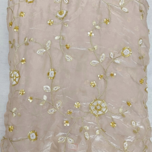 Space <b>silk</b> fabric Make to fancy saree , dress , lehenga fabric material - Product Image 1