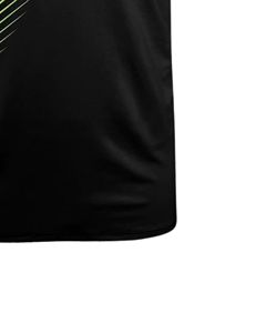 Camiseta Polo Personalizada para Hombre, Diseño de Rayas Diagonales Verde y Negro, Manga Corta, Camiseta de Golf, Tejido Transpirable y Suave, Personalización OEM - Product Image 5
