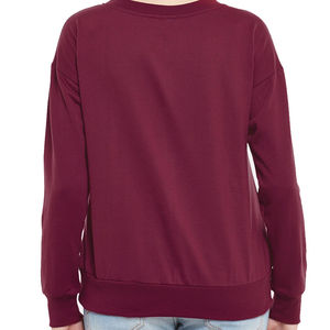 Sudaderas teñidas en marrón, pulóver elegante personalizado para mujer, sudaderas personalizadas, sudaderas con capucha personalizadas al por mayor, Sudadera con capucha de gran tamaño - Product Image 4