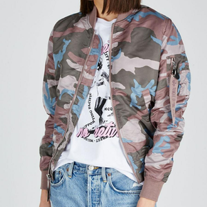 Otoño Invierno estilo de calle alta hombres/mujeres chaqueta Bomber de alta calidad de manga larga cortavientos Tops bordado Logo frontal - Product Image 3