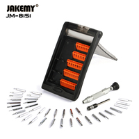 Juego de Destornilladores Mini JAKEMY Cr-V, Kit de Herramientas de Reparación DIY con Función Magnética para Teléfono Celular, Computadora, Control de Videojuegos, Herramienta de Reparación Automática