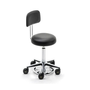 Tabouret de chirurgien médical fourni directement par l'usine avec base en acier inoxydable, anneau antidérapant pour les pieds disponible à un prix abordable - Product Image 2
