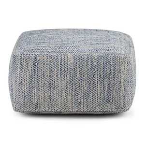 Pouf en coton tissé à la main au design bohème élégant Accent d'assise multifonctionnel pour le confort et l'amélioration du style - Product Image 1