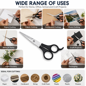 Ciseaux de coiffure professionnels de 7,5 pouces en acier inoxydable, lames ultra-affûtées, usage en salon, poignée ergonomique - Product Image 5