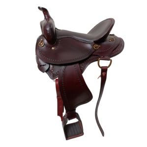 Selle Western Endurance en cuir marron avec siège rembourré pour l'approvisionnement et la fabrication d'équitation - Product Image 1