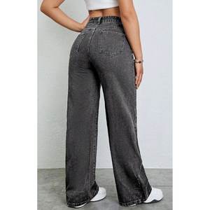 Jean en denim gris vintage ample et stylé pour femme, écologique, tendance, décontracté, coupe ample, streetwear, tailles 26-40 - Product Image 5