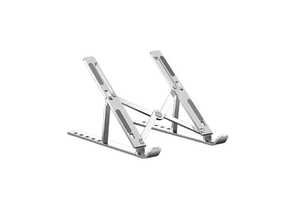Foldable Metal <b>Laptop</b> Stand Adjustable and Sturdy Design for <b>Desk</b> Use Perfect for Home and Office - Product Image 2