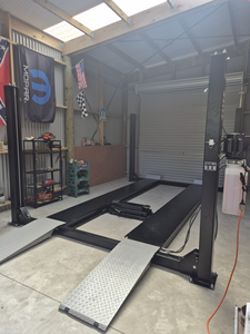 Elevador de 4 Postes SL401P – Elevador Comercial de Alta Capacidad de 4000 kg para Vehículos, Sistema de Elevación de Autos, Elevador Industrial de 4 Postes - Product Image 3