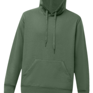 Sudadera con Capucha Verde Unisex, Sudadera con Capucha Lisa de Felpa de Algodón Premium, Ropa de Invierno, Estilo Urbano Informal, Corte Regular, al por Mayor - Product Image 3