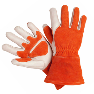 ถุงมือทำงานเชื่อมหนังวัวกันความร้อนถุงมือทำงานสำหรับช่างเชื่อม MiG แบบไม่ลื่น - Product Image 6
