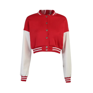 Chaquetas Universitarias Personalizadas de Talla Grande para Mujer, Satén Liso Teñido al por Mayor - Product Image 6