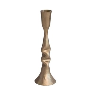 Bougeoir en métal fait main de qualité supérieure, design moderne et classique, reflète la lumière douce des bougies pour une maison luxueuse - Product Image 3