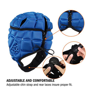 Protège-casque de rugby Scrum Soccer 7V7 personnalisé Casque rembourré souple avec technique de sublimation de nom d'équipe de football américain - Product Image 3