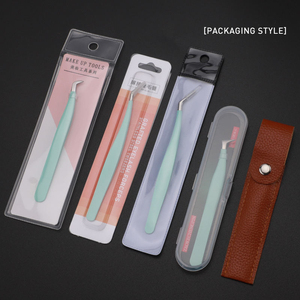 Pince à cils pointue antimagnétique en acier inoxydable de précision au prix de gros pour les travaux d'extension de cils professionnels pointus - Product Image 6