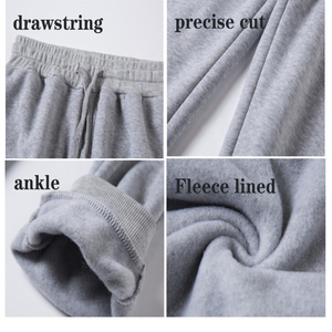 ชุดวอร์มลำลองแบบ unisex สำหรับฤดูหนาว ระบายอากาศได้ดี แห้งเร็ว มีฮู้ด ผ้าฟลีซ พิมพ์ลายเรียบหรู คุณภาพสูง ชุดออกกำลังกาย สามารถสกรีนโลโก้ได้ - Product Image 5